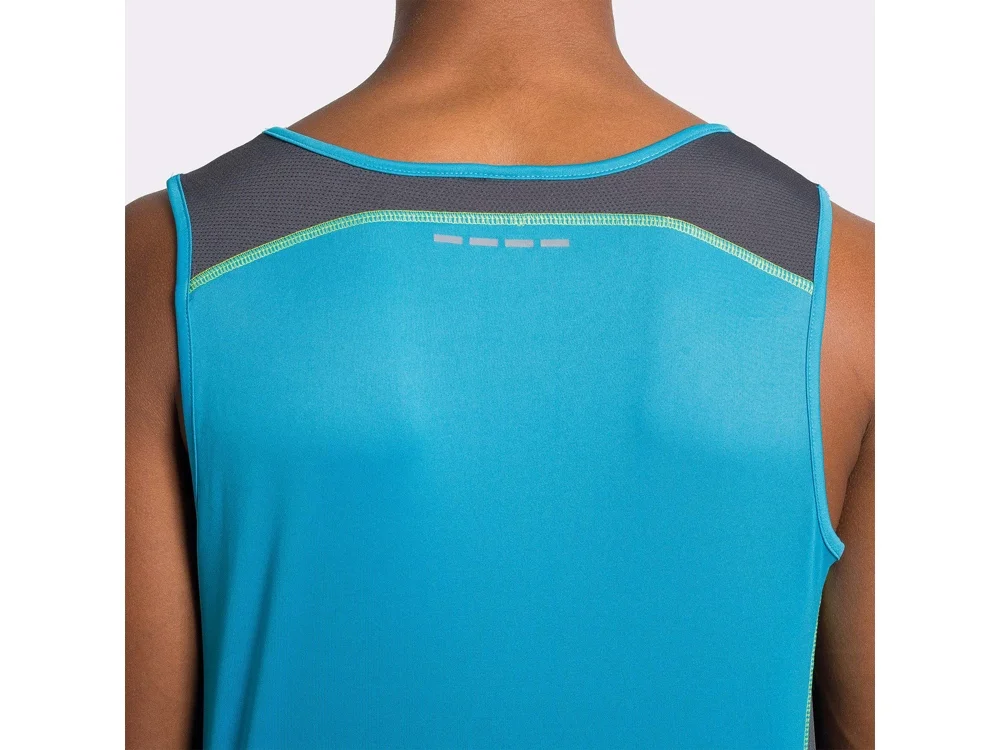 Спортивная майка «Misano» мужская, бирюзовый/эбеновый, 2XL - фото 5