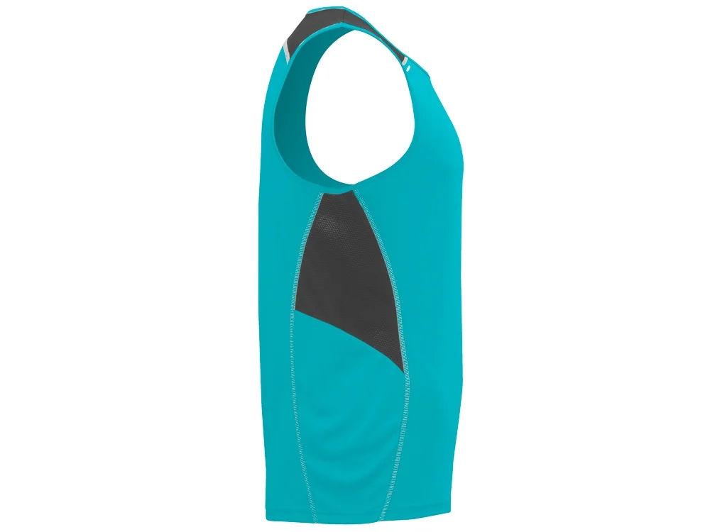 Спортивная майка Misano мужская бирюзовый/эбеновый 3XL - фото 4