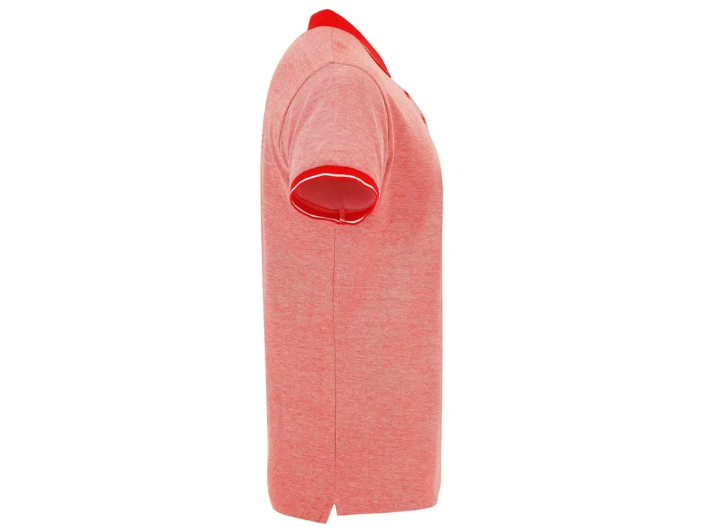 Рубашка поло Bowie мужская меланжевый красный XL - фото 4