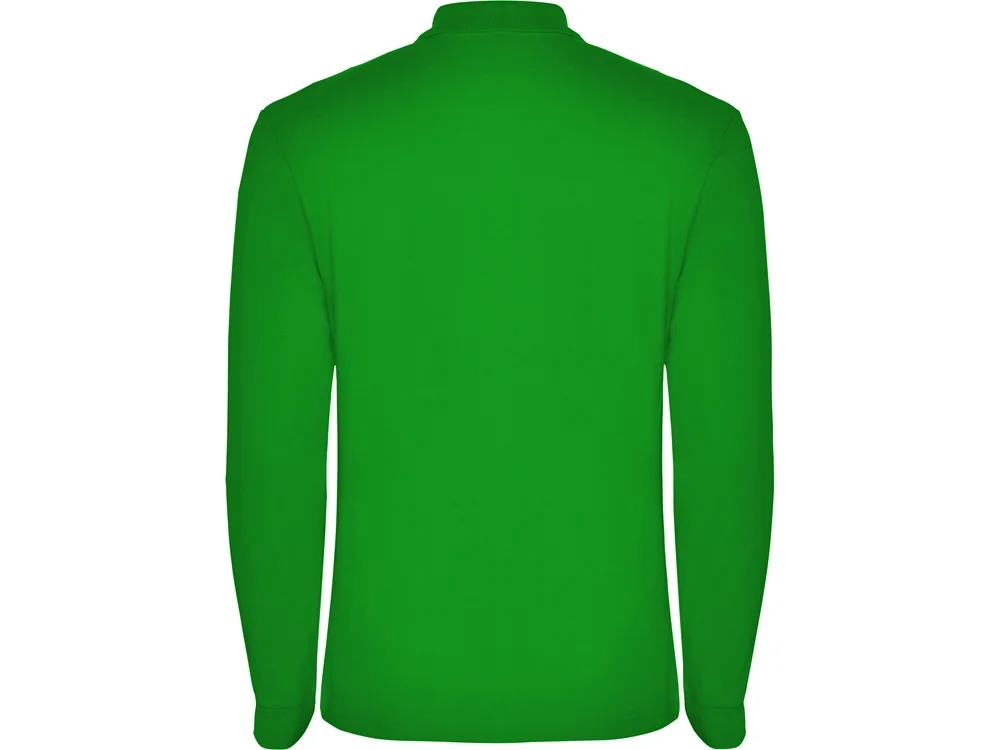 Рубашка поло «Estrella» мужская с длинным рукавом, травянисто-зеленый, M - фото 2