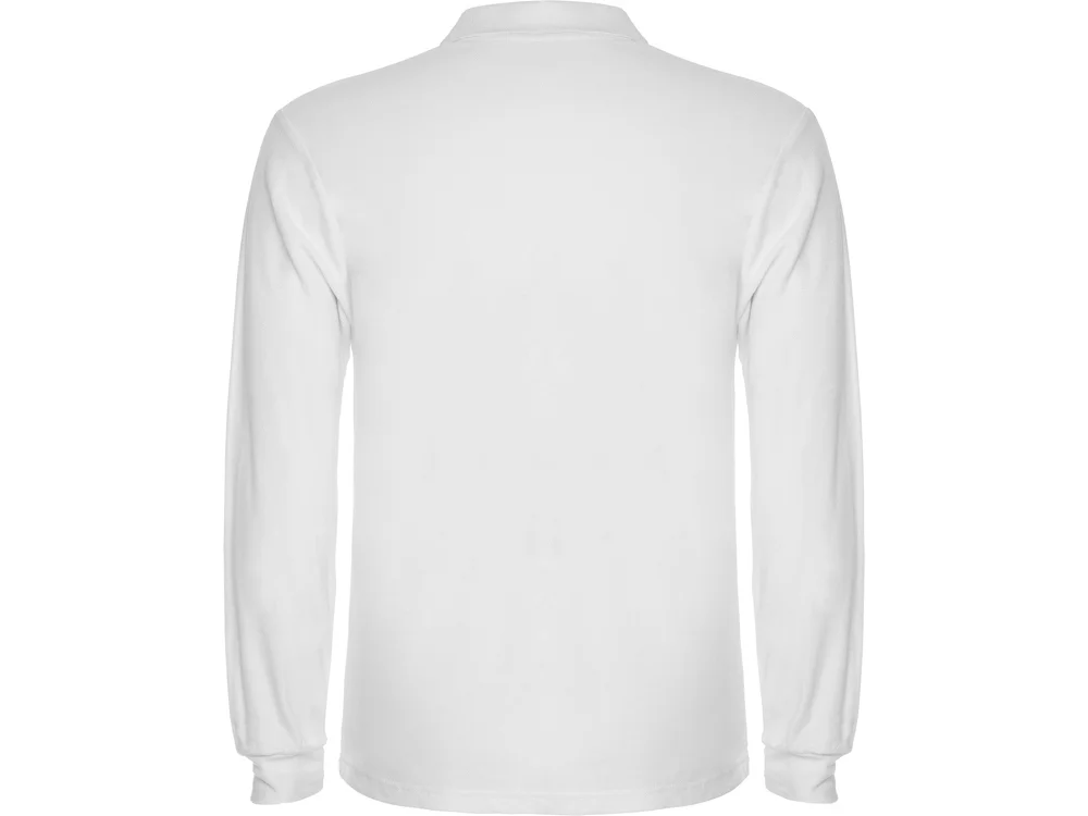Рубашка поло «Estrella» мужская с длинным рукавом, белый, 2XL - фото 2