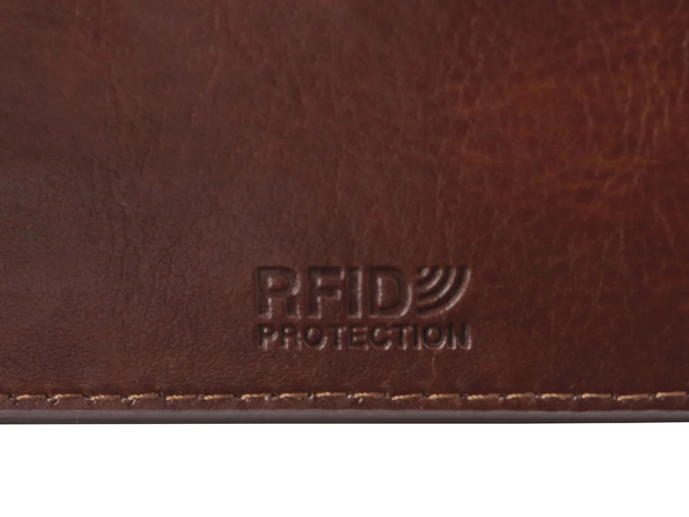 Картхолдер для 6 карт с RFID-защитой Fabrizio коричневый - фото 7