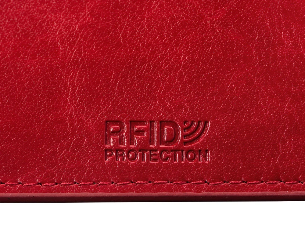 Картхолдер для 6 карт с RFID-защитой Fabrizio красный - фото 7