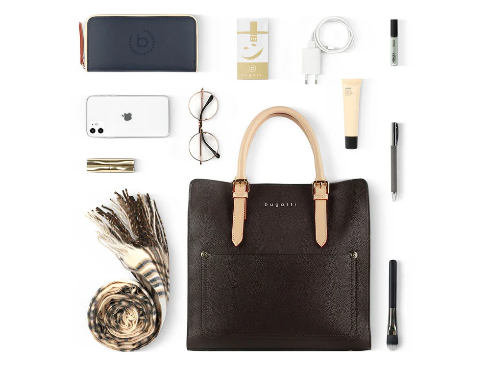 Сумка-портфель женская Ella коричневый - фото 6