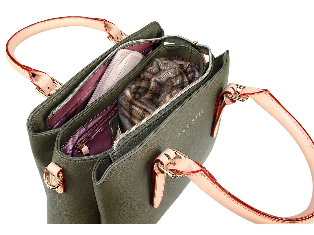 Сумка женская «Ella», зеленый оливковый - фото 4