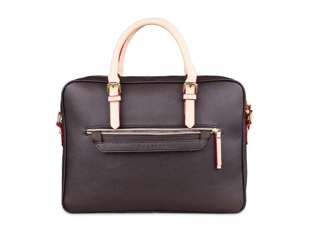 Портфель женский «Ella 15''», темно-коричневый - фото 6