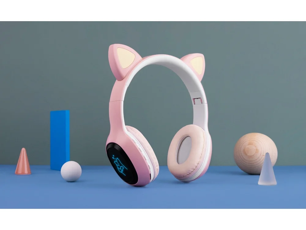 Беспроводные наушники MySound BH-19 розовый - фото 10