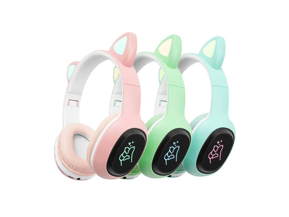 Беспроводные наушники MySound BH-19 розовый - фото 5