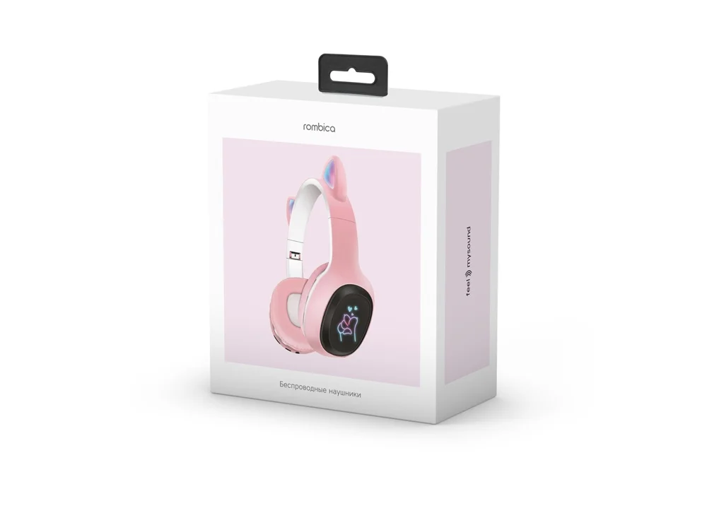 Беспроводные наушники MySound BH-19 розовый - фото 6