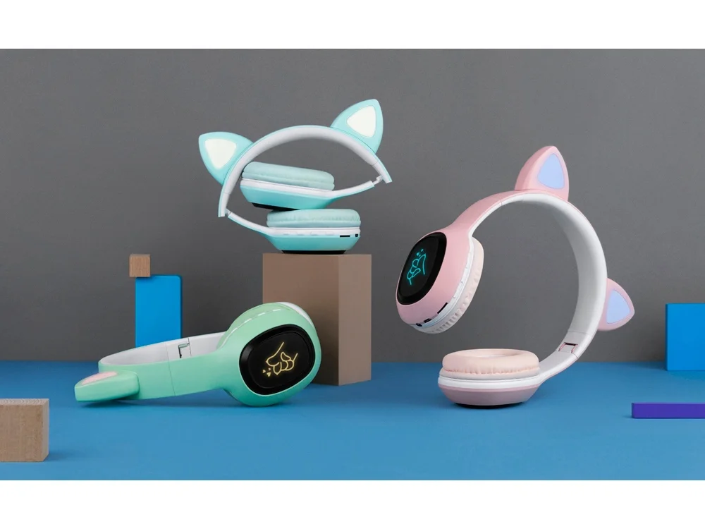 Беспроводные наушники MySound BH-19 розовый - фото 7