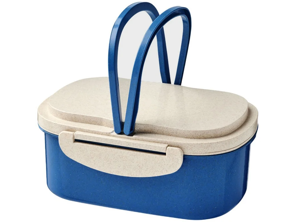Ланч-бокс «Shen», синий, бежевый, 700 мл - фото 2
