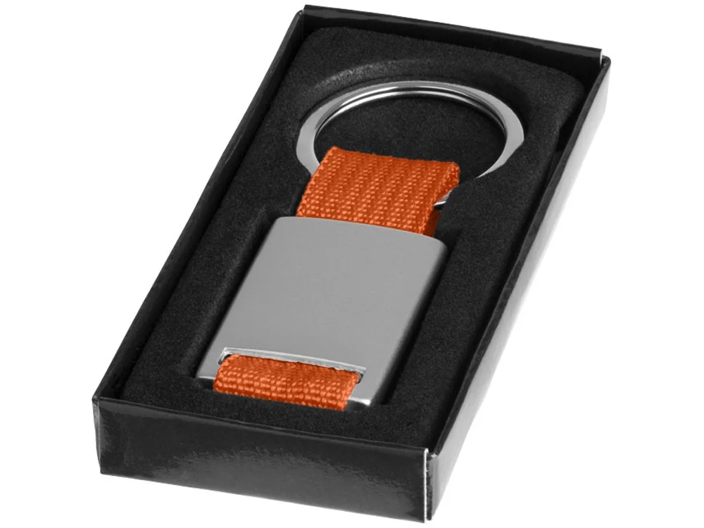 Брелок «Mondo», серебристый/оранжевый - фото 3