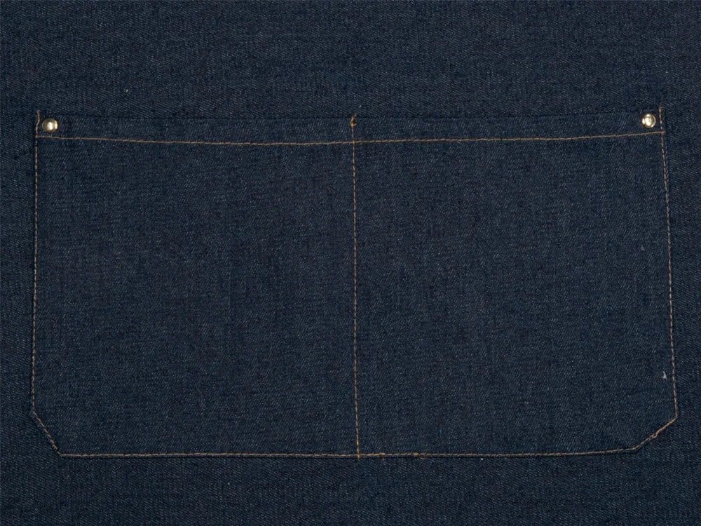 Джинсовый фартук с карманами Fry синий - фото 6