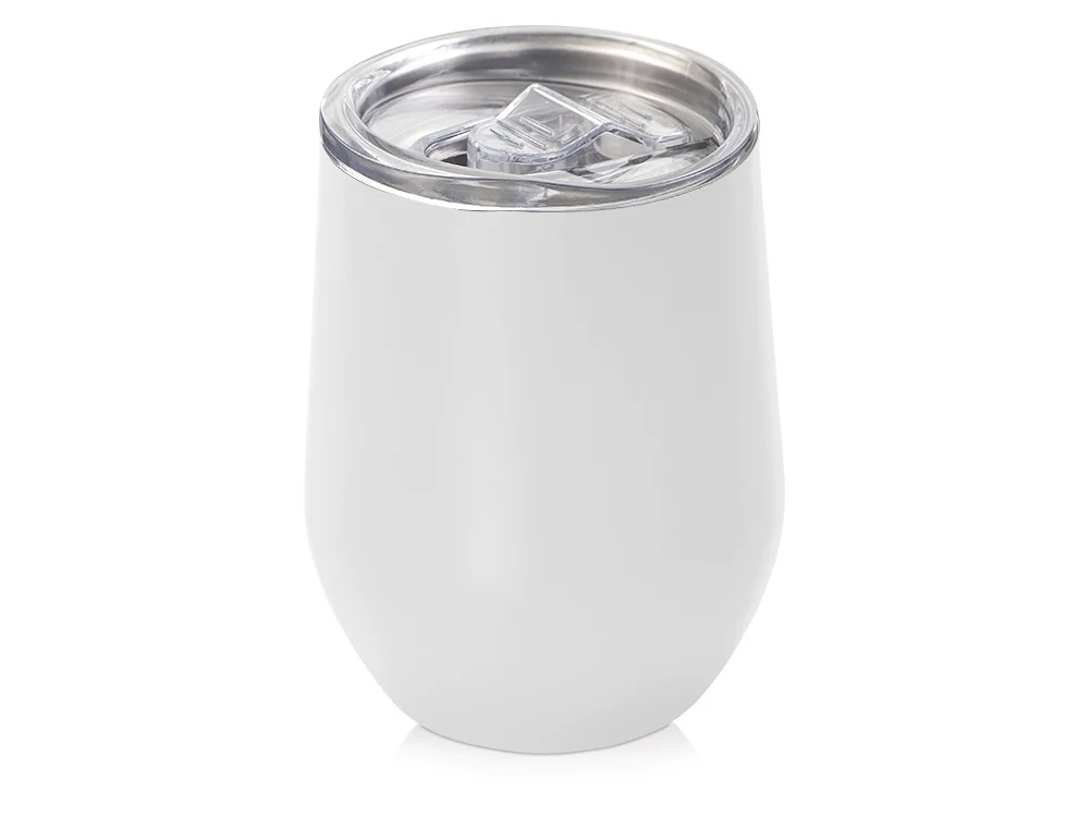 Вакуумная термокружка «Sense», непротекаемая крышка, белый, 370 мл