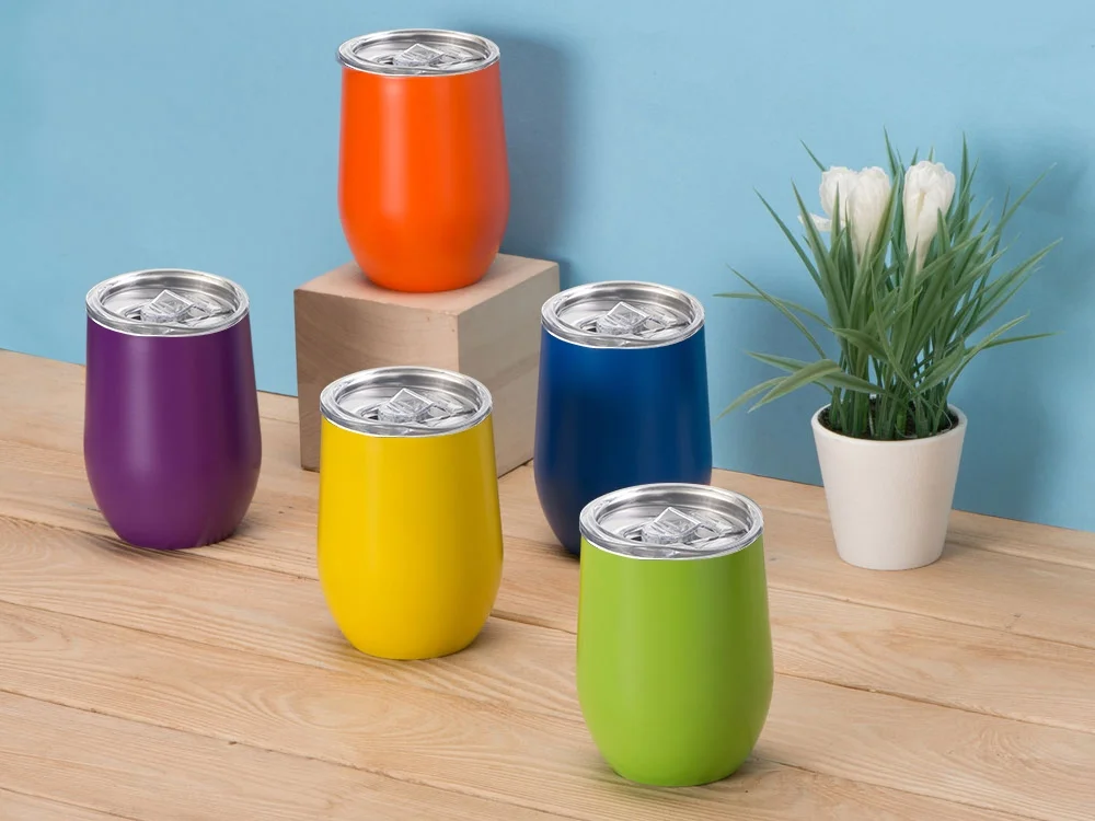 Вакуумная термокружка «Sense», непротекаемая крышка, желтый, 370 мл - фото 9