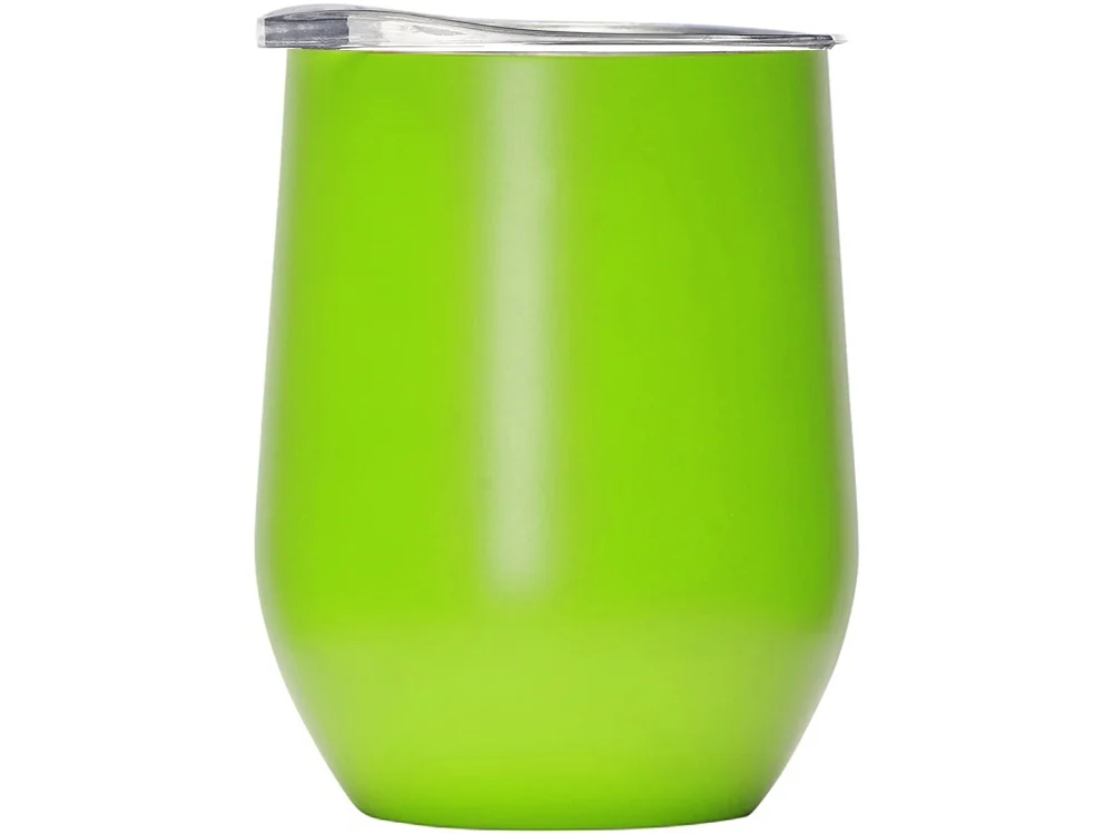 Вакуумная термокружка «Sense», непротекаемая крышка, зеленое яблоко, 370 мл - фото 3