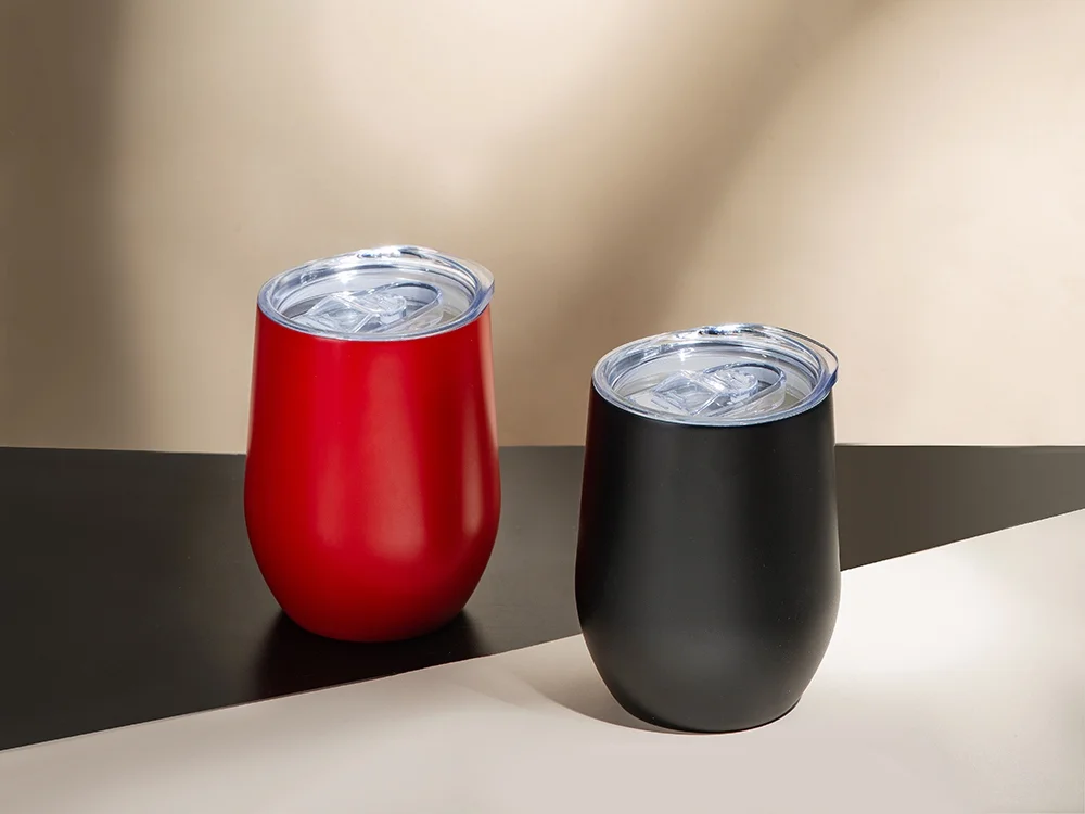 Вакуумная термокружка «Sense», непротекаемая крышка, красный, 370 мл - фото 10