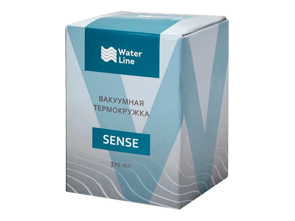 Вакуумная термокружка Sense непротекаемая крышка серебристый 370 мл - фото 5