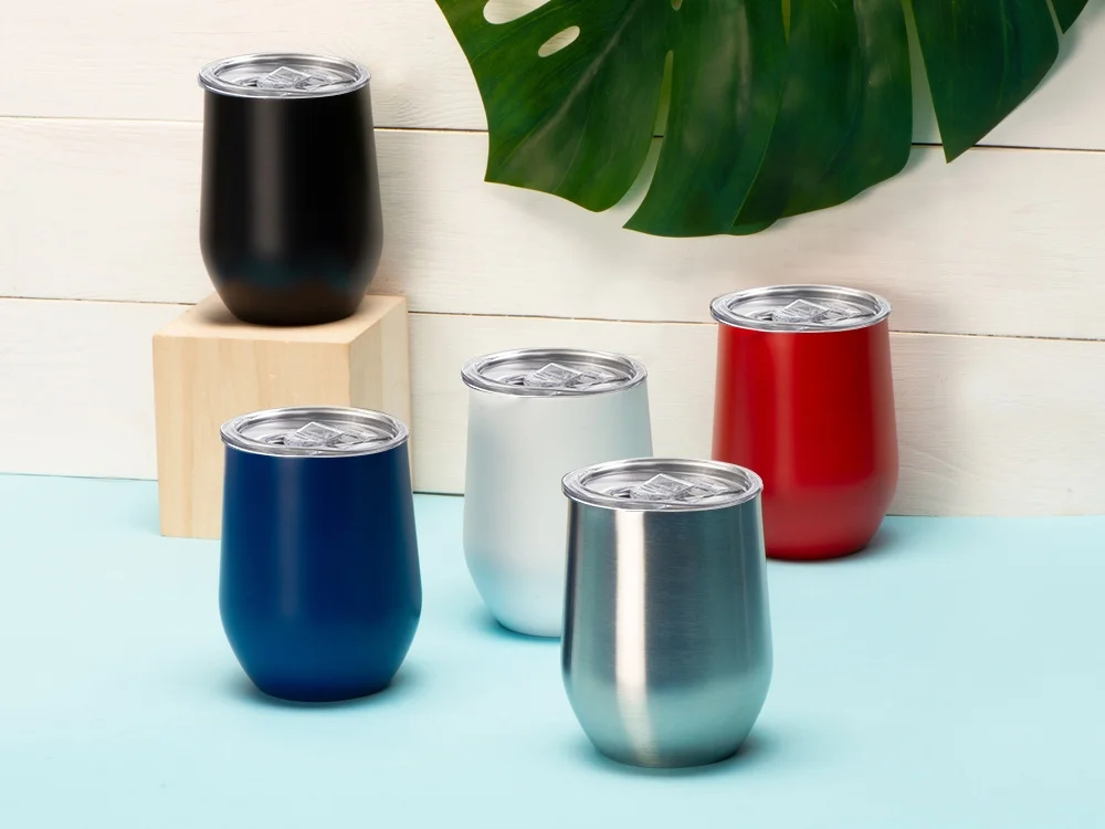 Вакуумная термокружка «Sense», непротекаемая крышка, синий, 370 мл - фото 7