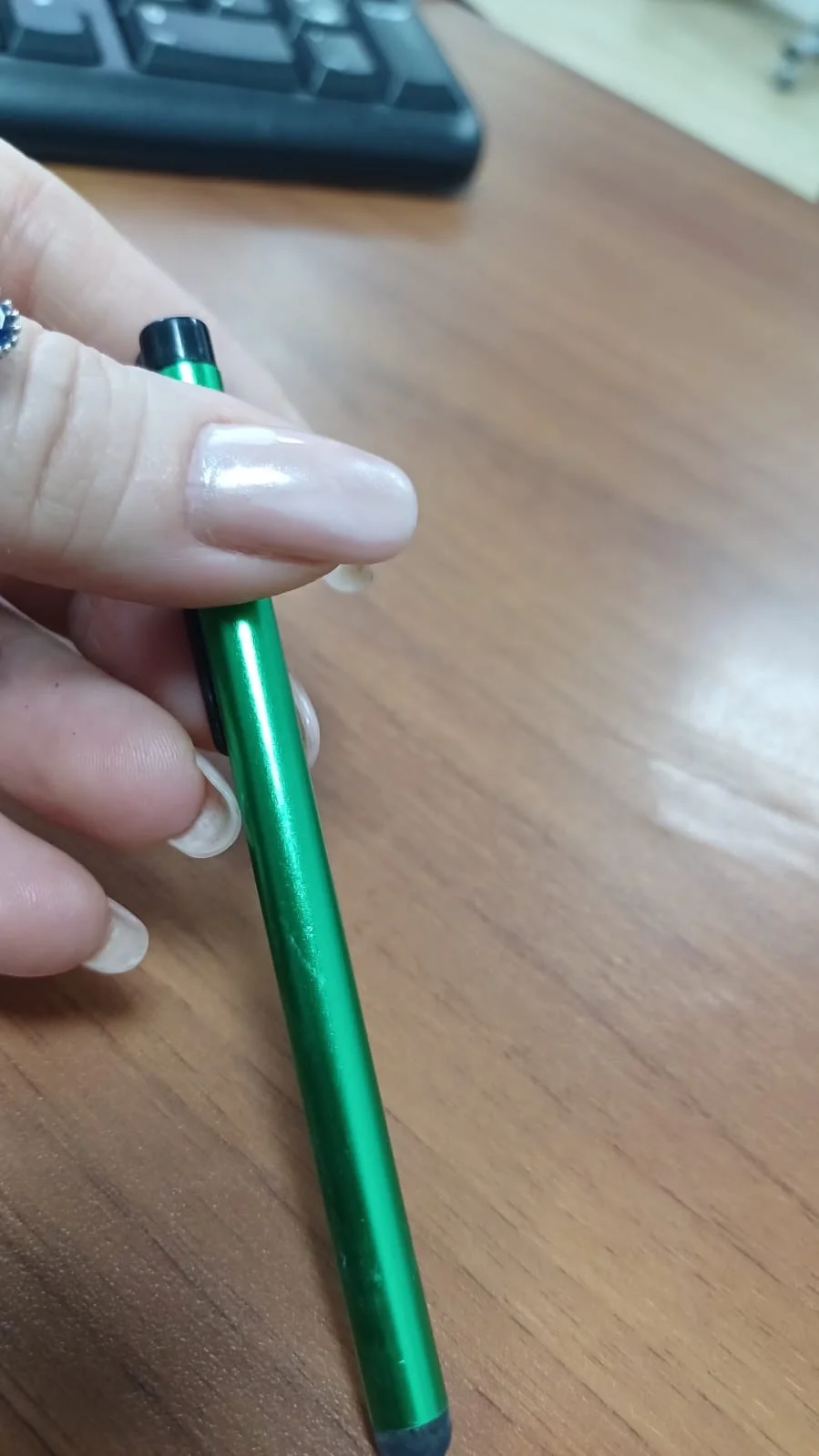 Стилус металлический Touch Smart Phone Tablet PC Universal зеленый - фото 6