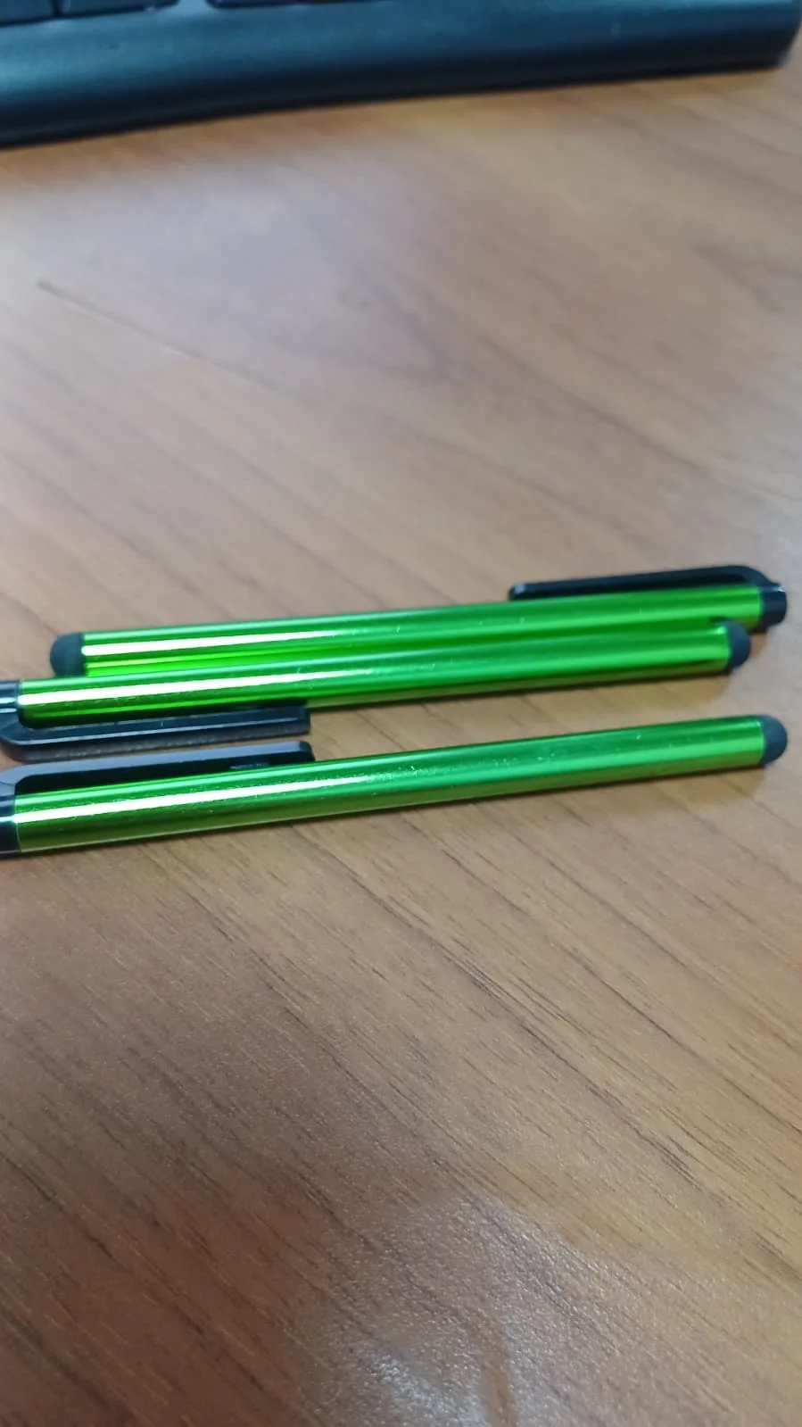 Стилус металлический Touch Smart Phone Tablet PC Universal зеленое яблоко - фото 5