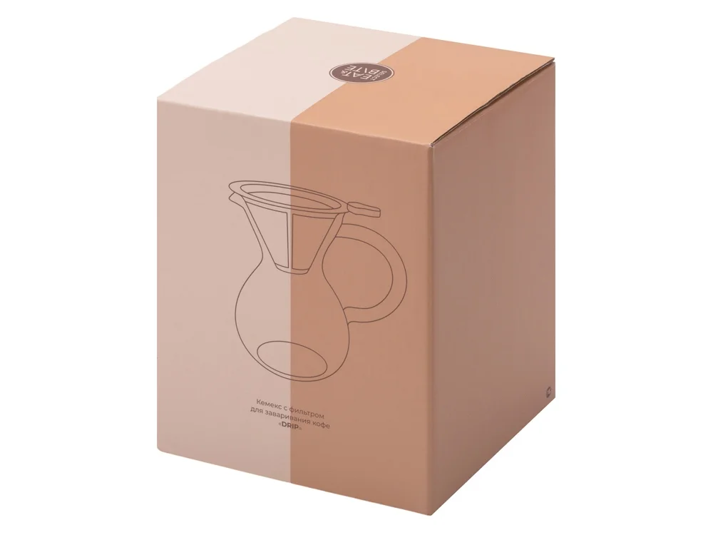 Кемекс с фильтром для заваривания кофе «Drip», прозрачный, 500 мл - фото 8