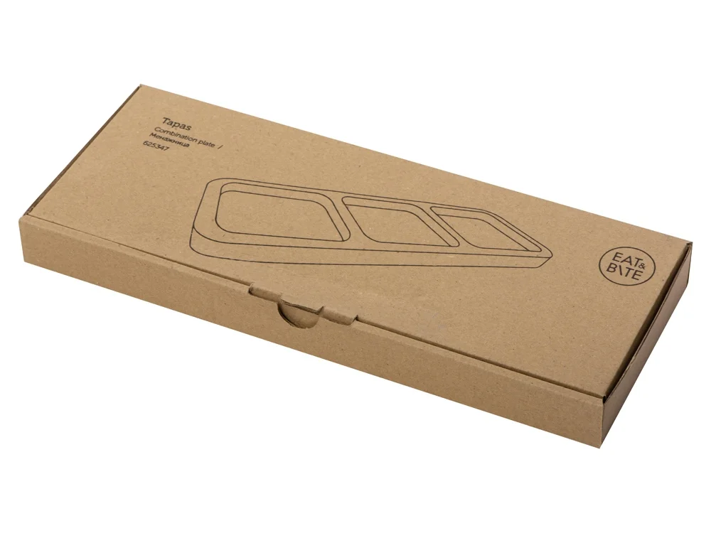 Менажница прямоугольная Tapas коричневый - фото 5