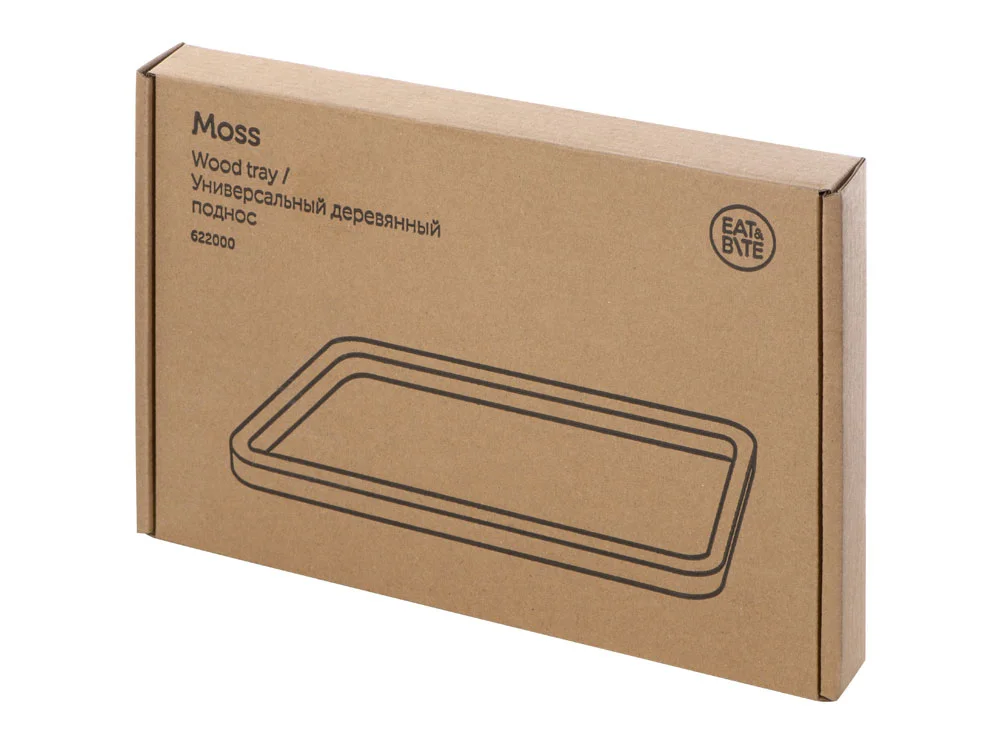 Универсальный поднос из дуба «Moss», натуральный - фото 7