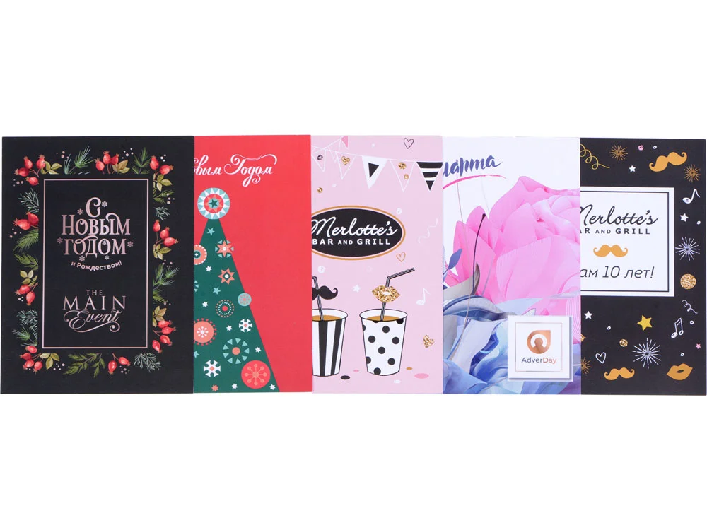 Открытка под запечатку, белый, A5 - фото 6