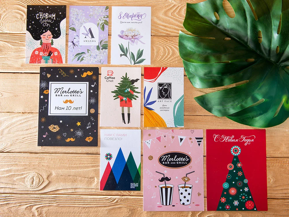 Открытка под запечатку белый A6 - фото 7