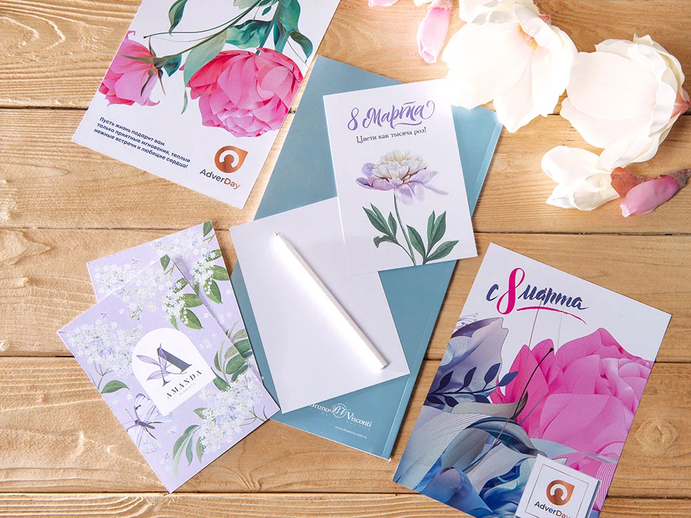 Открытка под запечатку белый A6 - фото 8