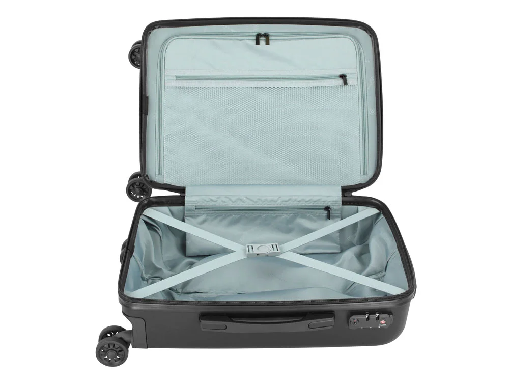 Чемодан «Kallisto», 40 л, черный, S - фото 2