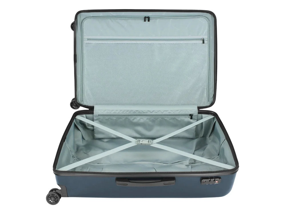 Чемодан «Kallisto, 100 л, синий, L - фото 2