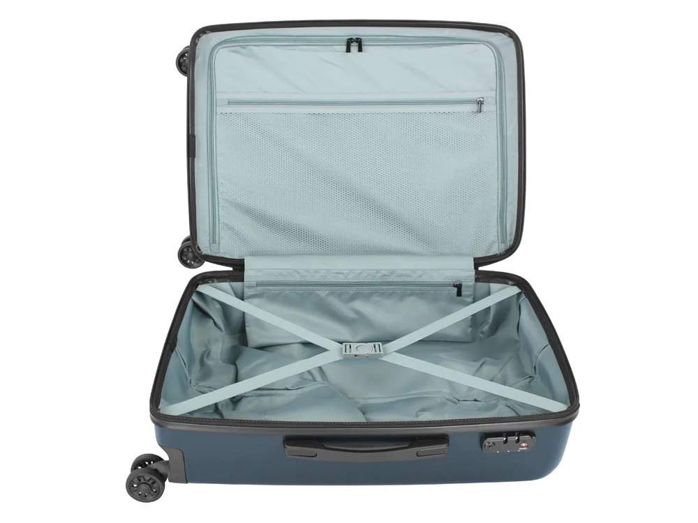Чемодан «Kallisto», 65 л, синий, M - фото 2