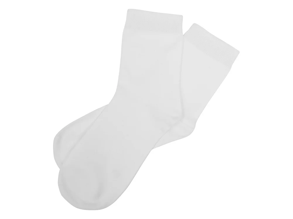 Носки однотонные Socks мужские белый 41-44