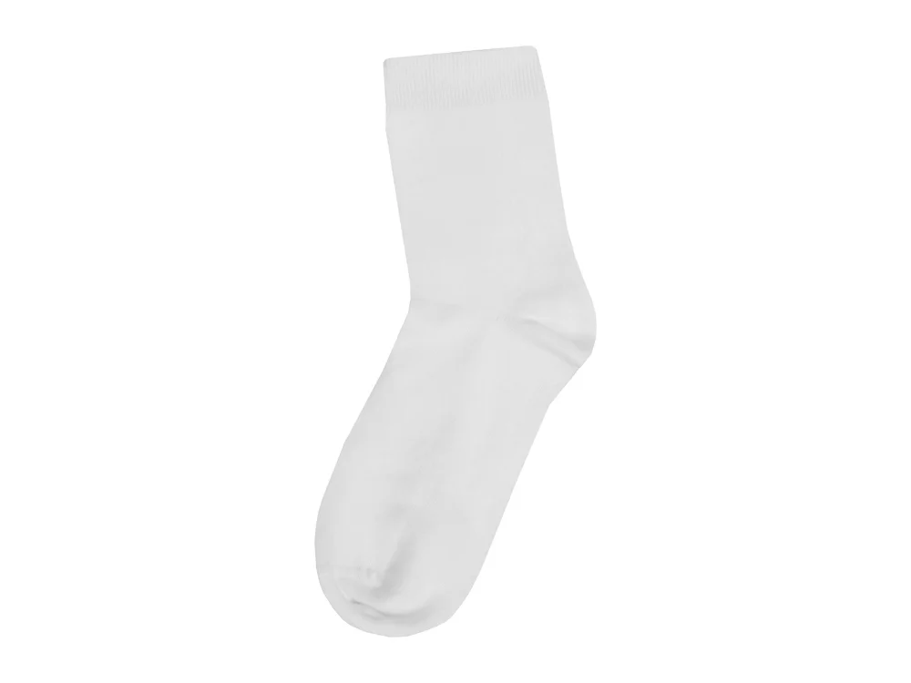 Носки однотонные Socks мужские белый 41-44 - фото 2