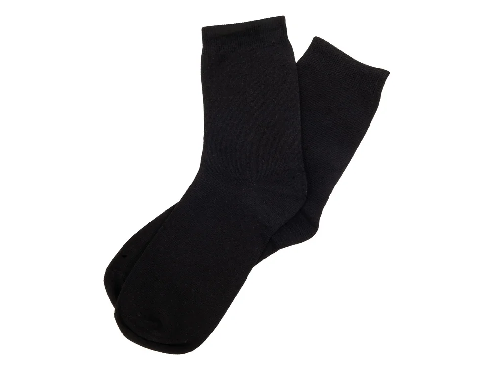 Носки однотонные Socks мужские черный 41-44