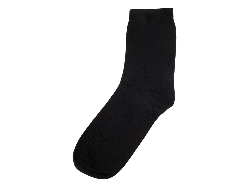 Носки однотонные Socks мужские черный 41-44 - фото 2
