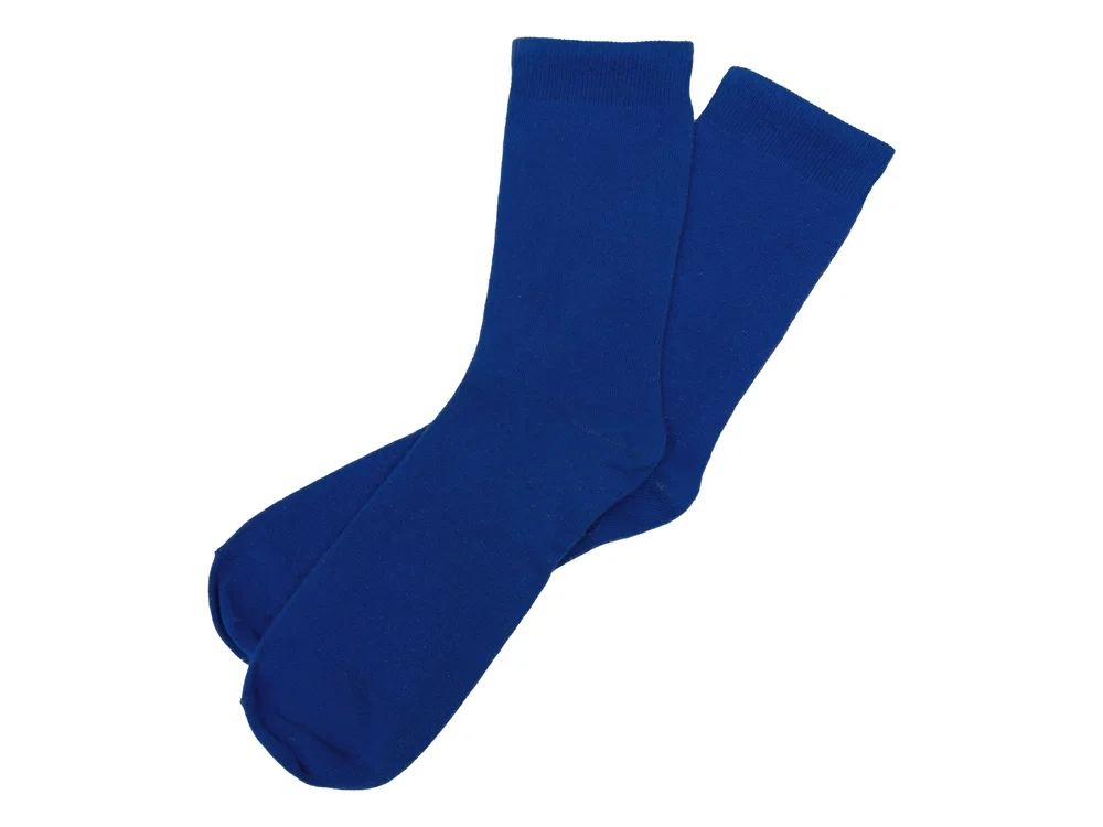 Носки однотонные Socks мужские синий классический 41-44