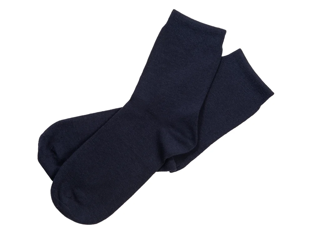 Носки однотонные Socks мужские темно-синий 41-44
