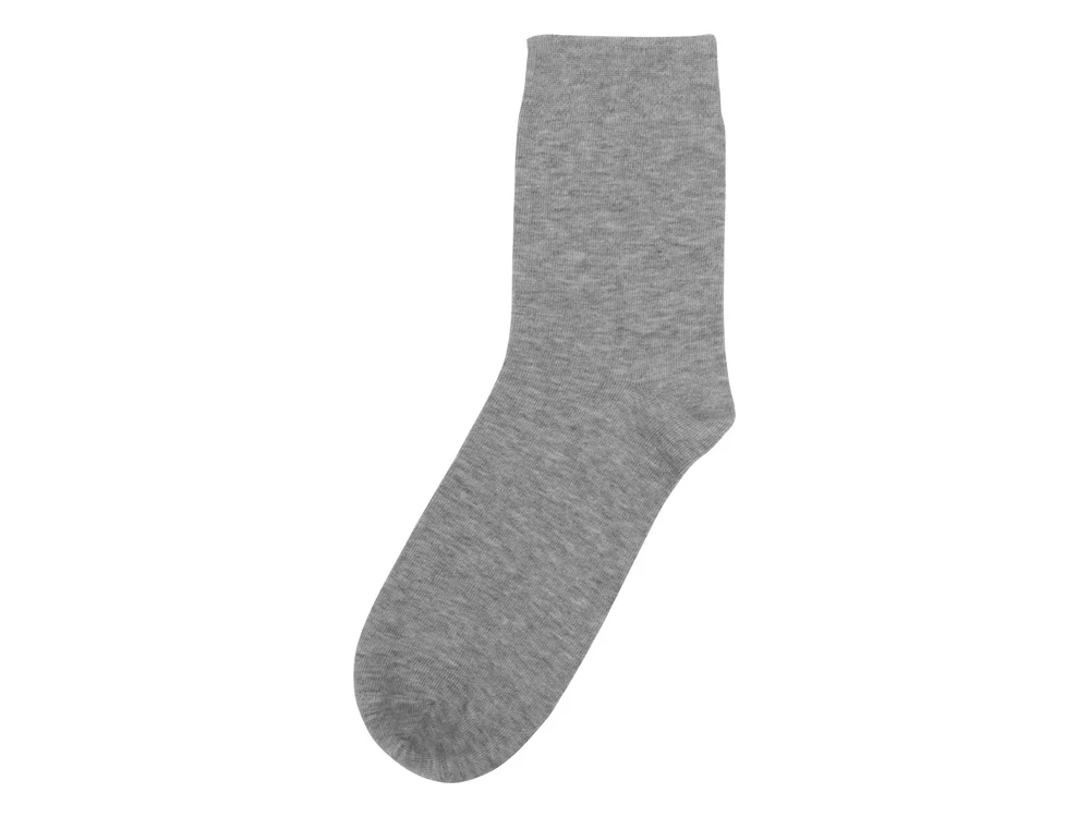 Носки однотонные Socks женские серый меланж 36-39 - фото 2