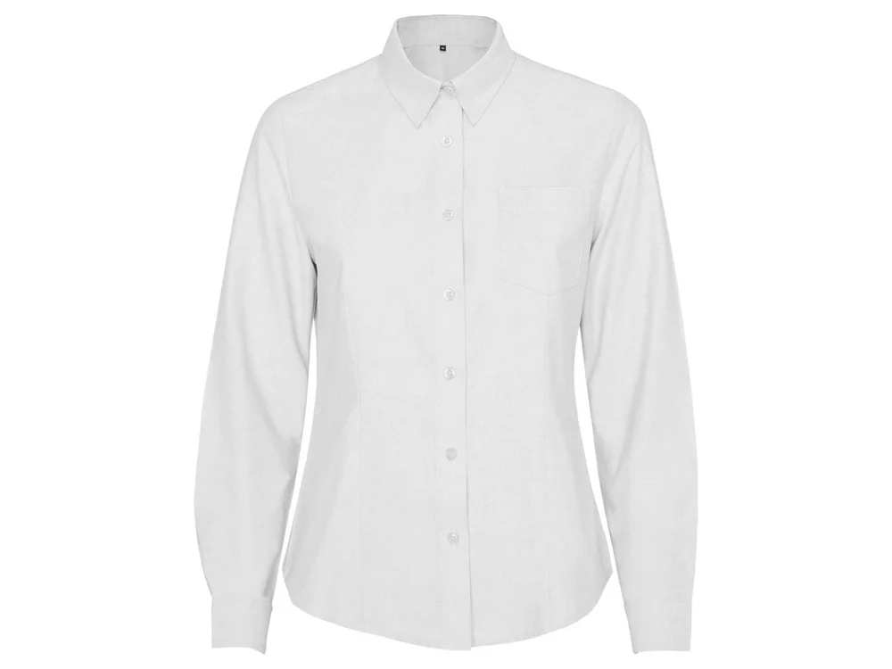 Рубашка с длинным рукавом «Oxford», женская, белый, 2XL