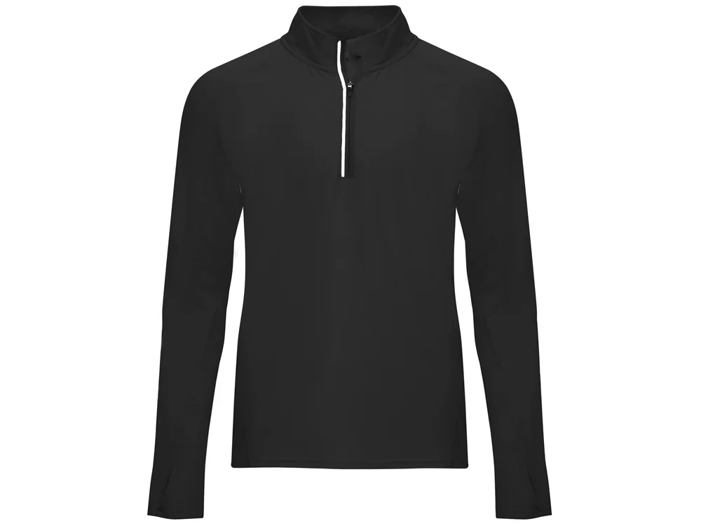 Толстовка с воротом на молнии «Melbourne» мужская, черный, L