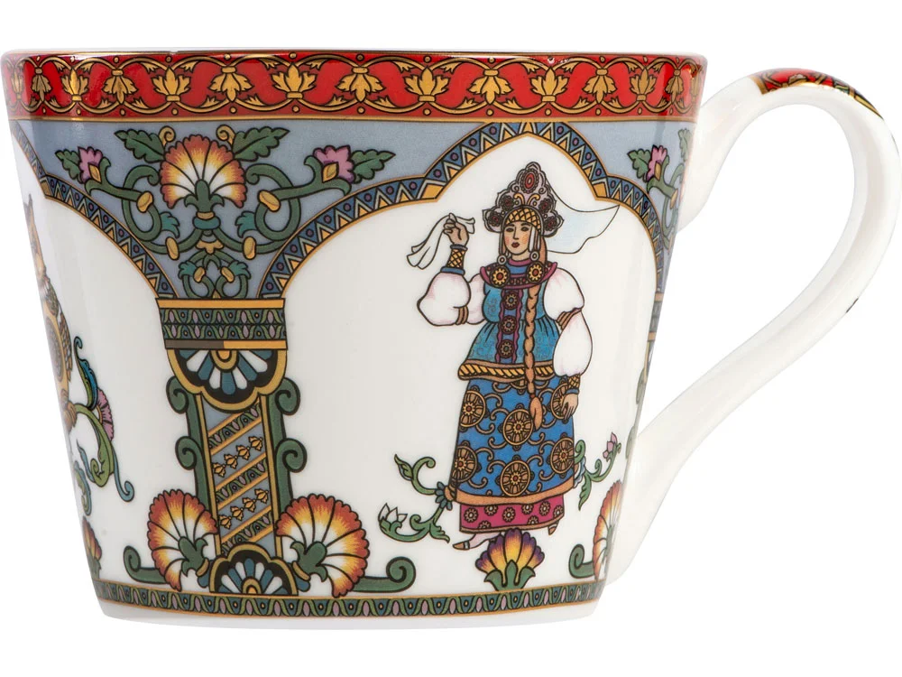 Чайная пара «Русские сказки», разноцветный, 270 мл - фото 4