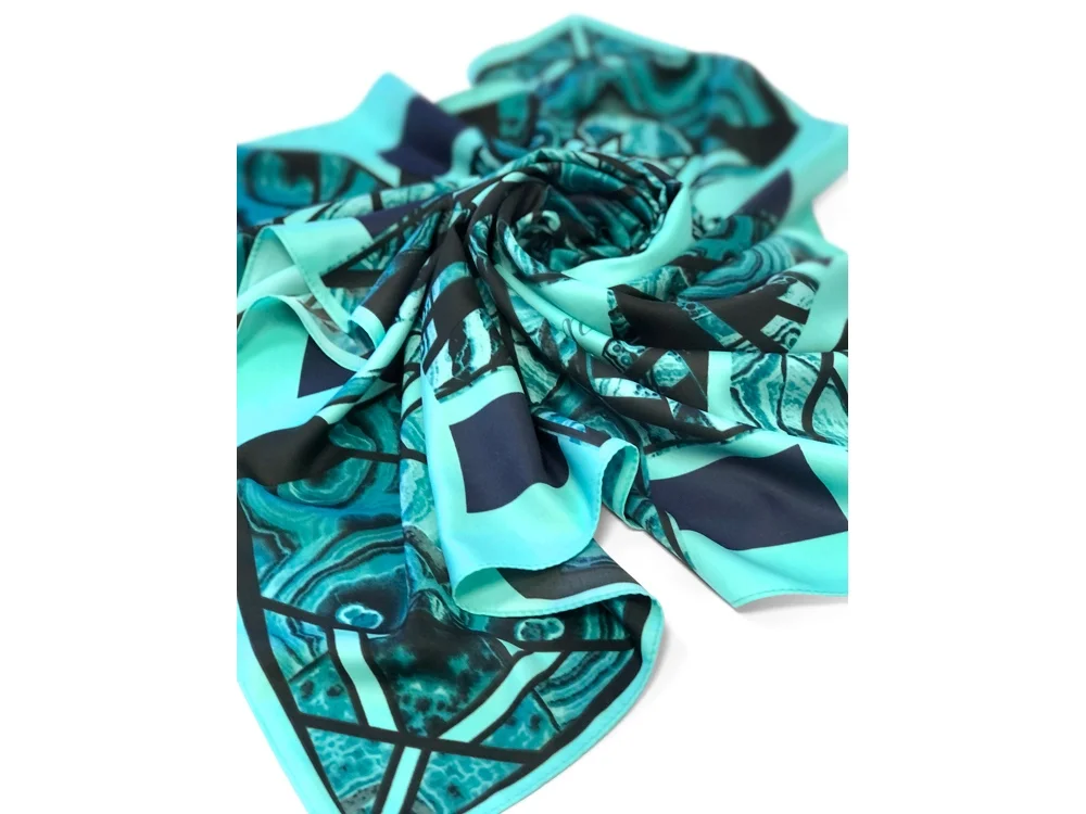 Платок «Малахитовая шкатулка» - фото 2