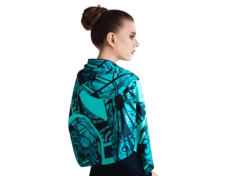 Платок «Малахитовая шкатулка» - фото 5