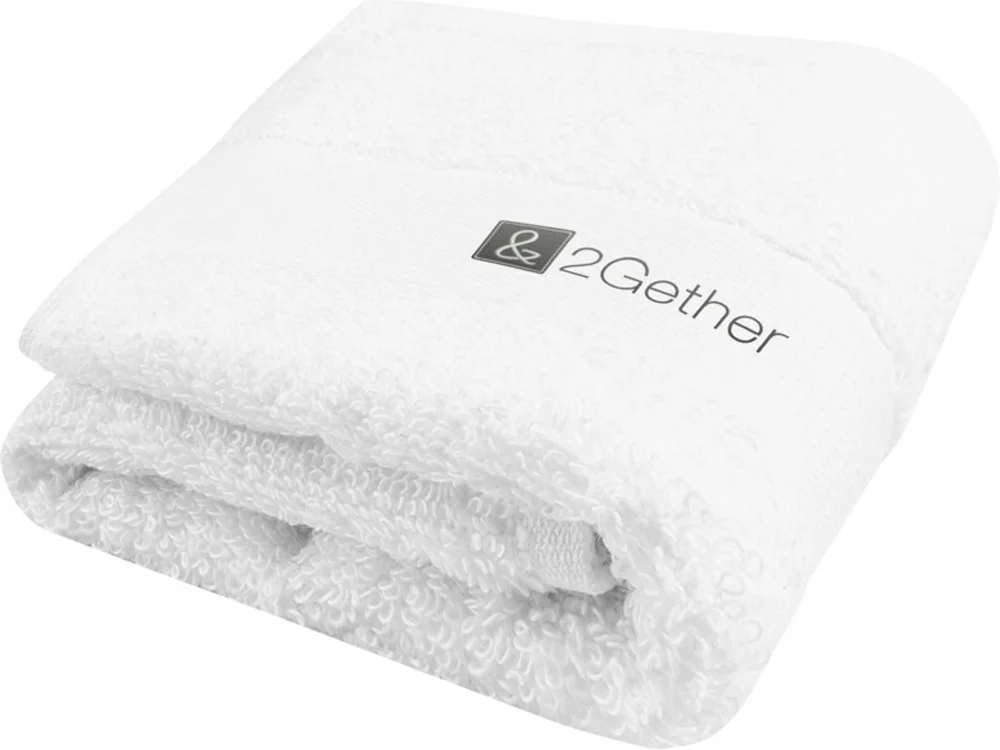 Хлопковое полотенце для ванной Sophia белый - фото 4