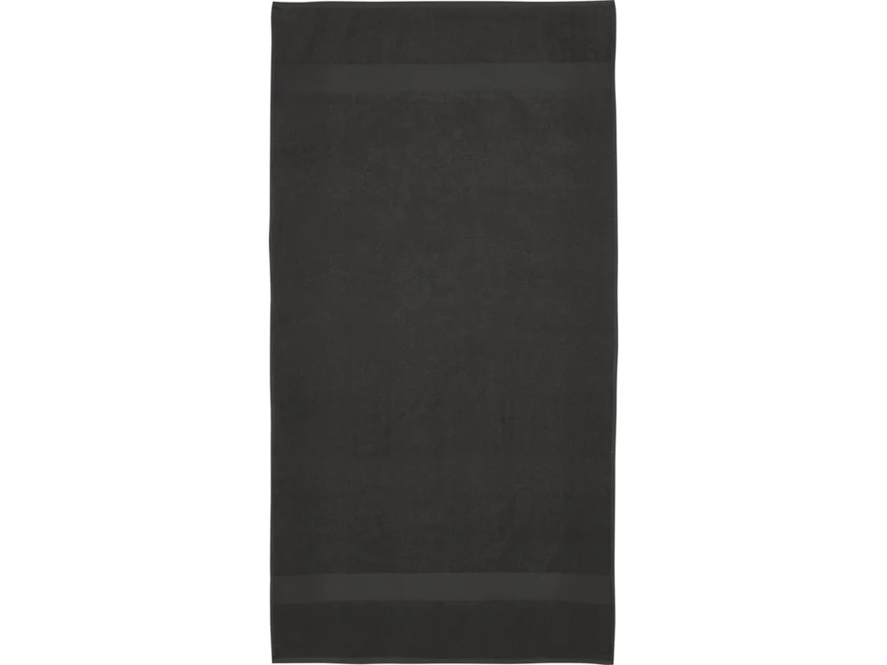 Хлопковое полотенце для ванной Amelia серый антрацит - фото 2