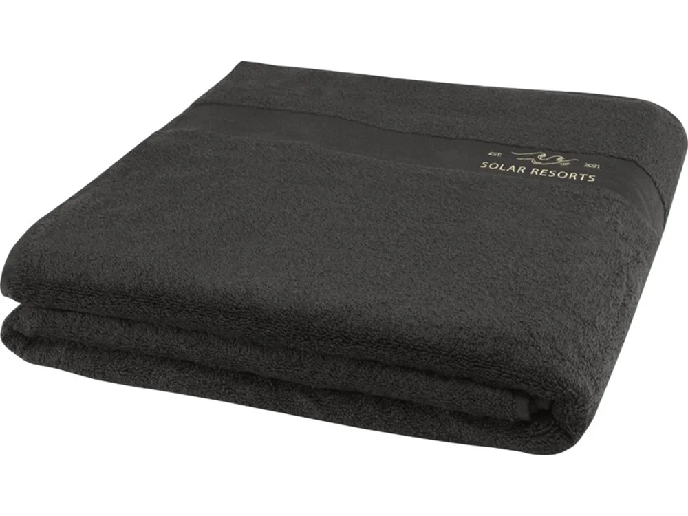 Хлопковое полотенце для ванной «Evelyn», серый антрацит - фото 4