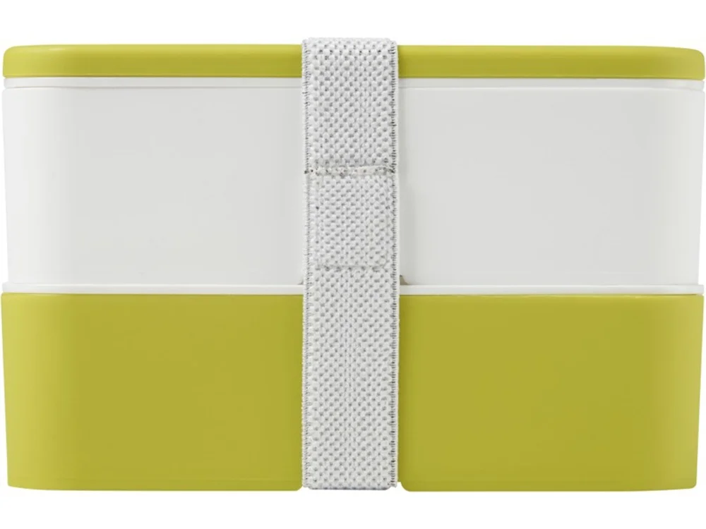 Двухслойный ланчбокс «MIYO», лайм/белый, 700 мл - фото 3